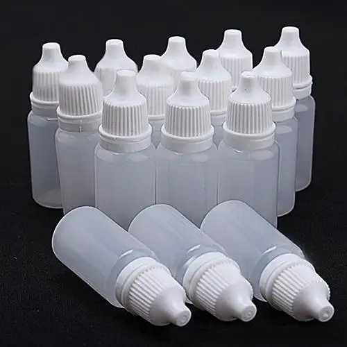 

5PCS 5ml/10ml/15ml/20ML/30ML/50ML Empty Plastic Squeezable Dropper Bottles Eye Liquid Dropper Refillable Bottles