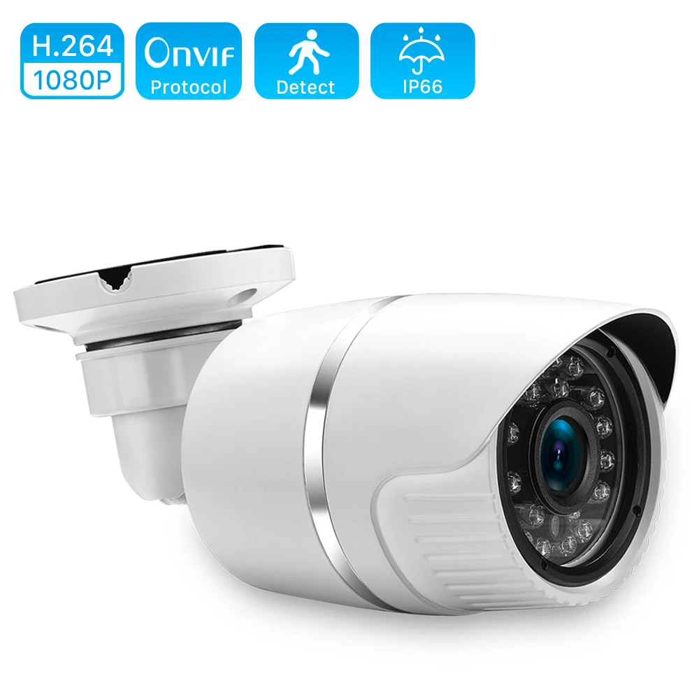 ANBIUX 720P 960 1080P 48V POE IP Камера 2MP открытый Водонепроницаемый ИК Ночное P2P ONVIF