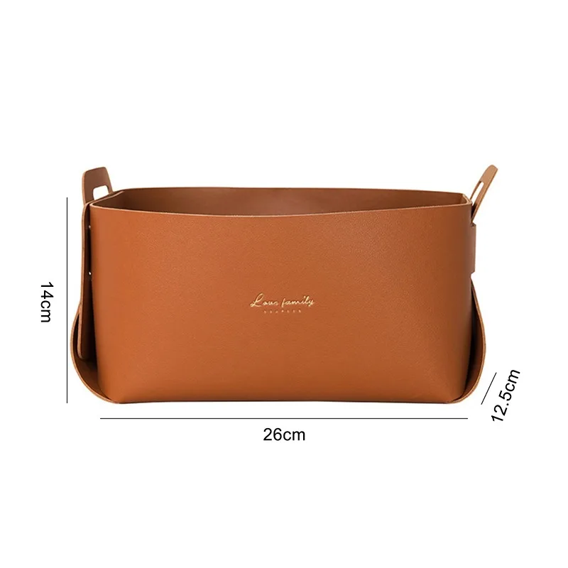 

Bathroom organizer box Desktop Storage Box Living Room Bedroom laundry storage baskets Home Decor PVC Key plate tray organizador
