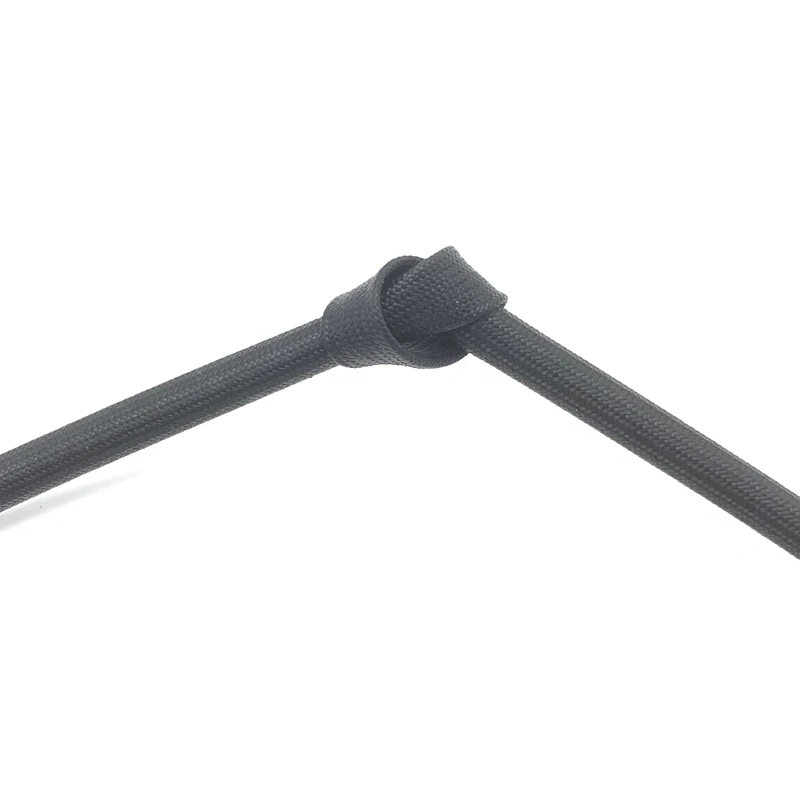 Труба из стекловолокна с кремнийсодержащей смолой, оплетенная силиконовой плетенкой, огнестойкая, изоляция из стекловолокна, защитная труба для кабеля, диаметр 1 ~ 30 мм, температура 200 градусов по Цельсию.