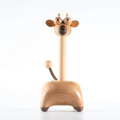 Paper towel holder Креативный держатель для бумажных полотенец жирафа рулон бумажная Рамка Твердый держатель из древесной бумаги подставка для ванной комнаты Туалет Декор для гостиной - Цвет: Paper towel holder