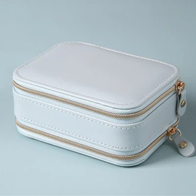 

EarringCasket Double Sided Jewelry Box Earring Holder Makeup Organizer Ring Box Beauty Travel Box Portable Makeup StorageRings