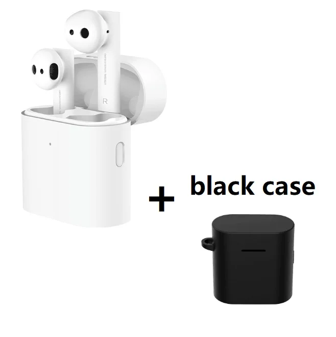 add black case Оригинальные Xiao mi Airdots Pro 2 air 2 mi True беспроводные наушники 2 TWS наушники LHDC Tap управление двойной микрофон ENC - Цвет: add black case