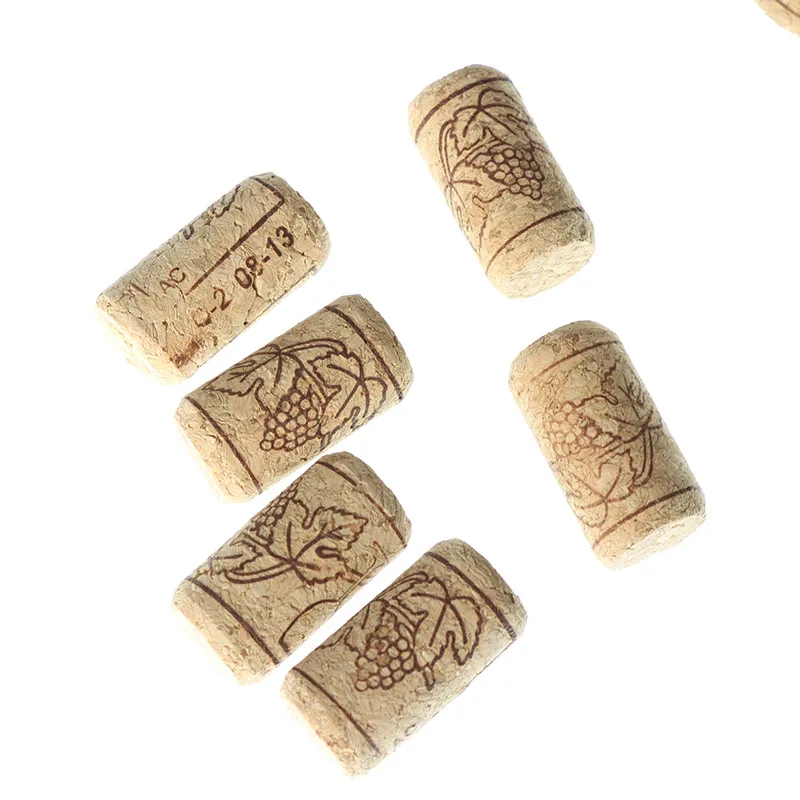 15 шт./лот прямые бутылка деревянная пробка бутылки вина зажимы из пробкового