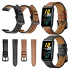 Кожаный ремешок для часов Huawei Honor Watch ES Band Smartwatch ремешок браслет Сменные аксессуары коричневыйчерный