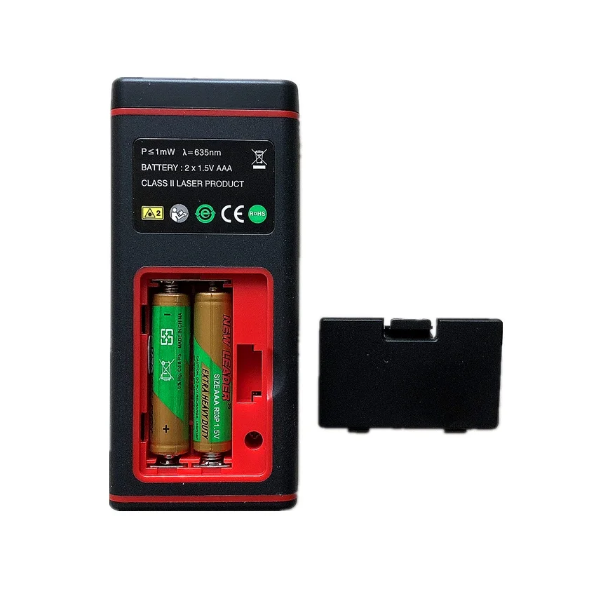 Цифровой лазерный дальномер 60 м SW T60 с большим ЖК дисплеем и пузырьковым