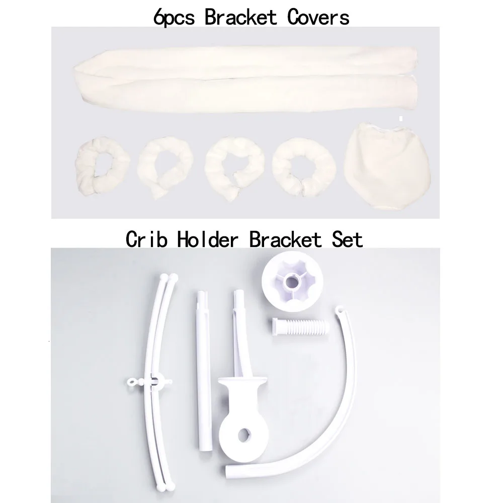 

13Pcs Bear Baby Rattles Crib Toy Holder Rotating Mobile 0-12M Baby Toys Remote Control Clockwork Music Box Bed Bell Kids Toy