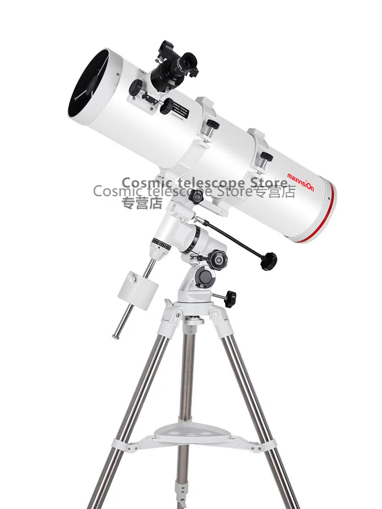 

Maxvision 150EQ Newton Reflecting Astronomical Telescope HD Deep Space 1.25-inch Steel Tripod with Full Aperture Solar Film