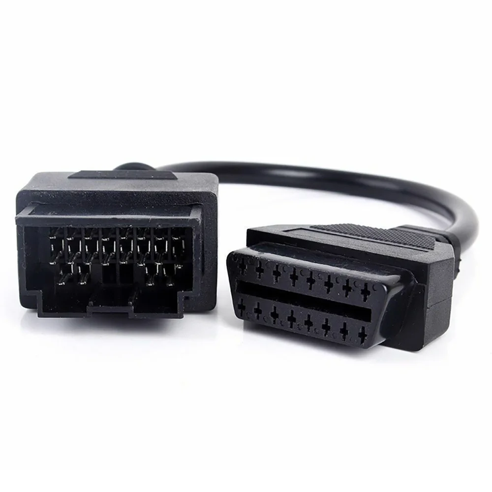 Диагностический кабель переходник с KIA 20 pin на OBD2 16 коннектор адаптер разъём