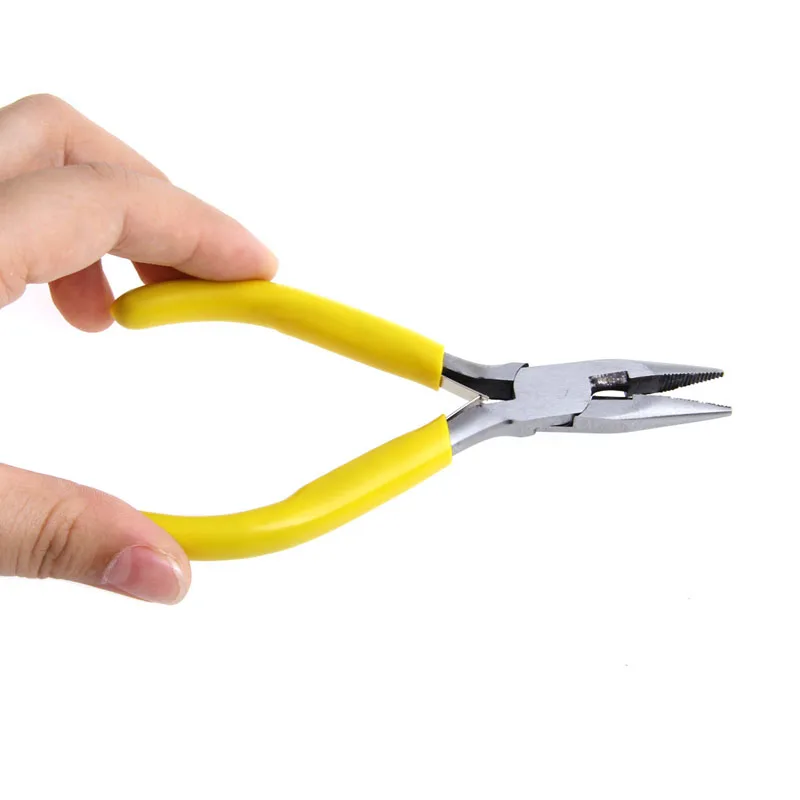 

DIY Mini Long Nose Jewelry Pliers Practical Jewelry Handmade Carbon Steel Tool