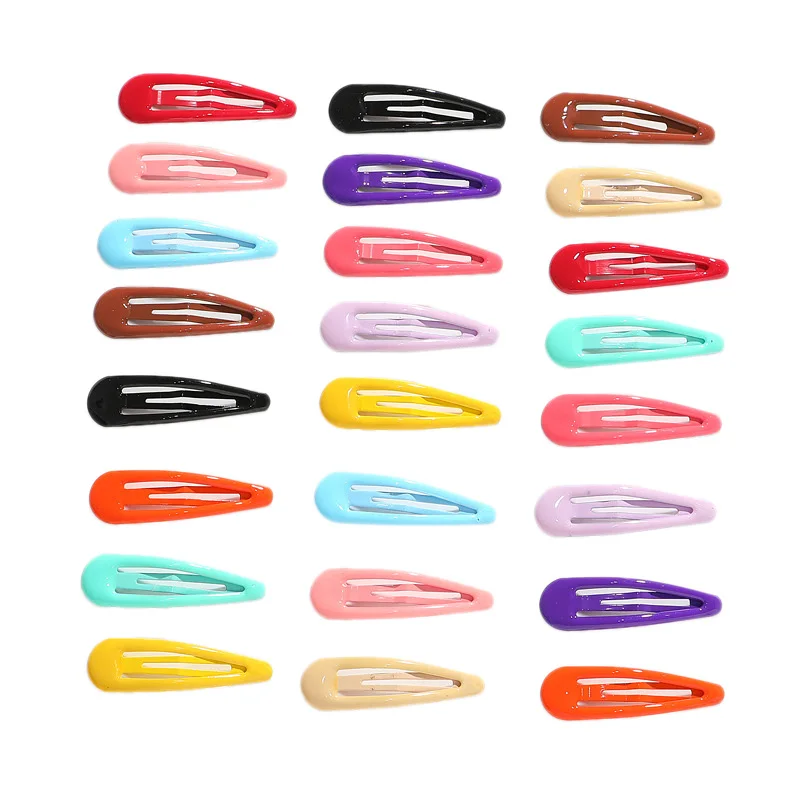 24 Симпатичные заколки для волос карамельного цвета Bb заколка цветная