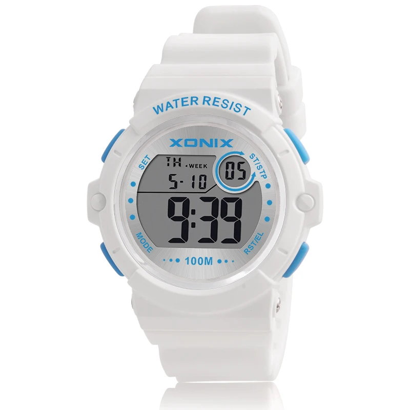 Часы светодиодсветодиодный для мужчин и женщин пара электронных спортивных