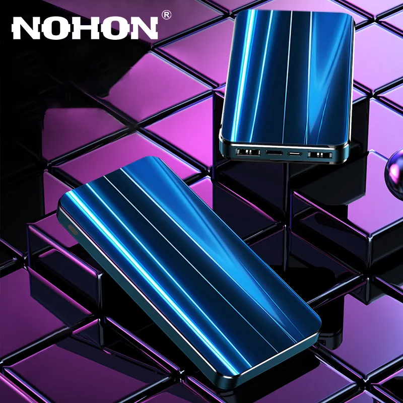 NOHON 10000 мАч Power Bank портативный аккумулятор для зарядки переносное зарядное
