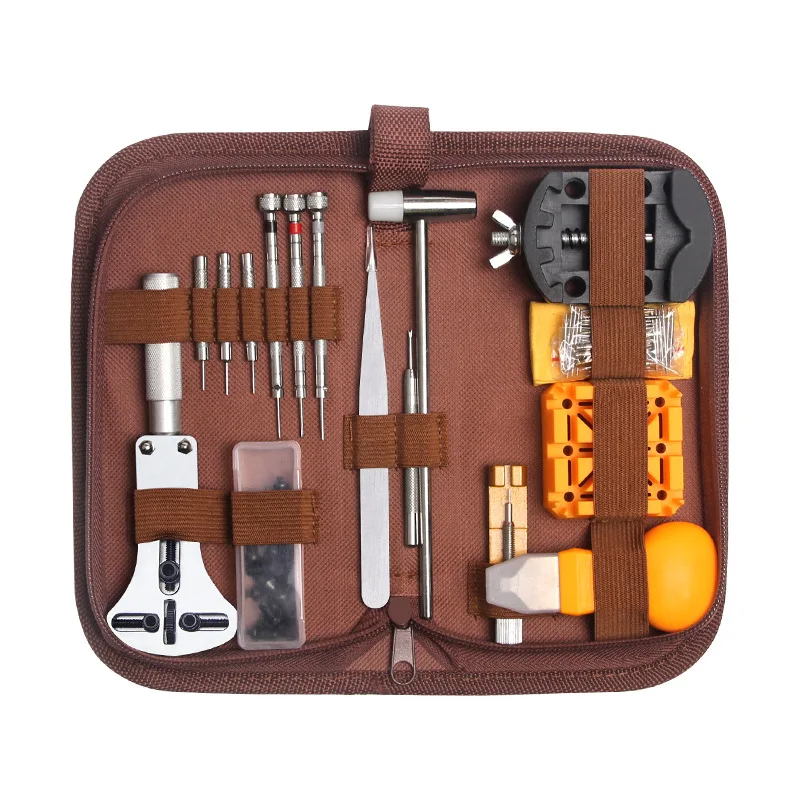 

147pcs/set Watch Repair Tool Kit Watch Case Opener Link Remover Screwdriver Repair Tools Kit Watchmaker Tools