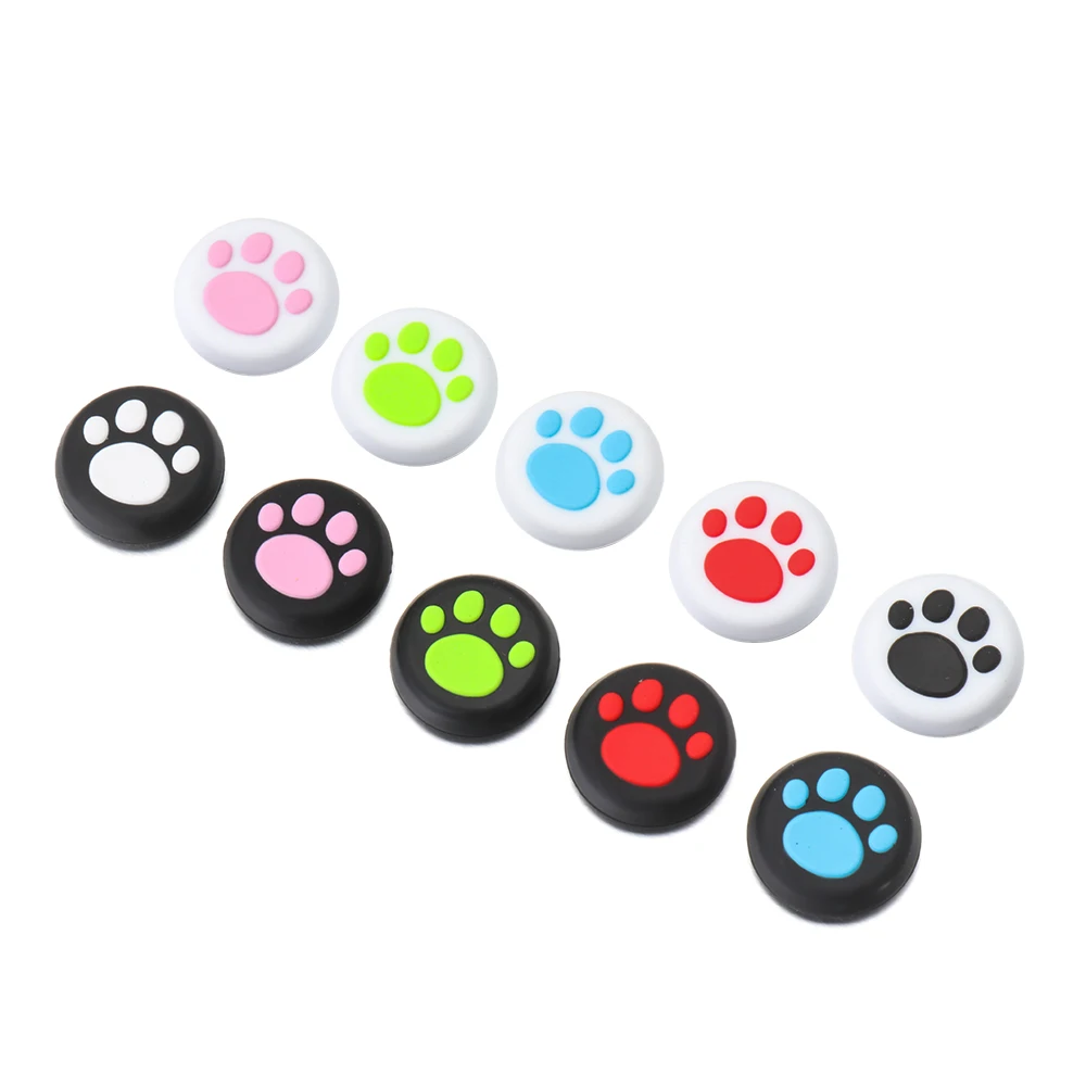 4Pcs Silicone Analog Thumb Sticks Grips for Sony PlayStation 5 PS4 3 Slim Pro Controller Caps Cover XBox One X S Accessories | Электроника