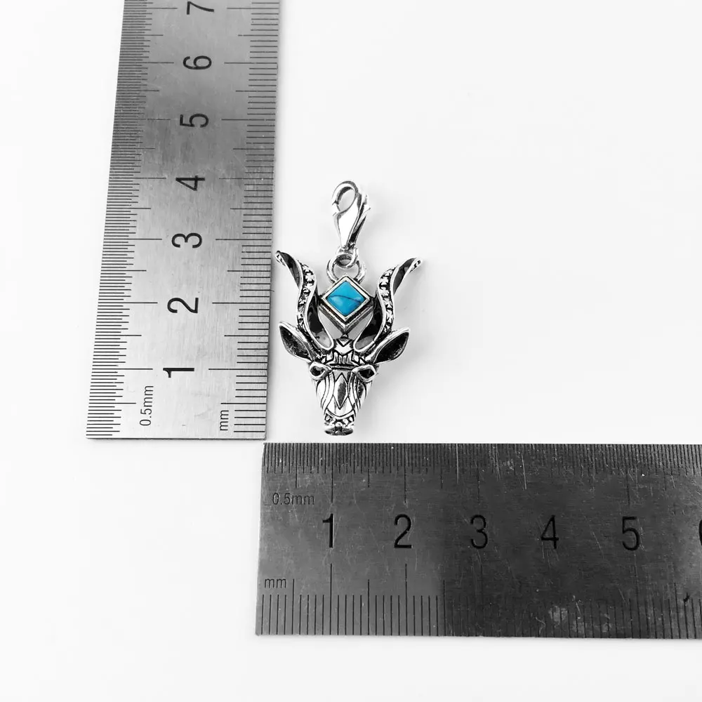 Очаровательная Антилопа из синего камня для изготовления ювелирных изделий