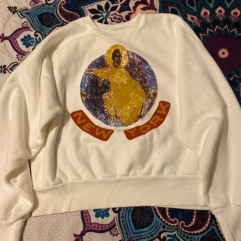 Толстовка с капюшоном для мужчин и женщин свитшот 3D принтом Канье Уэста Иисуса