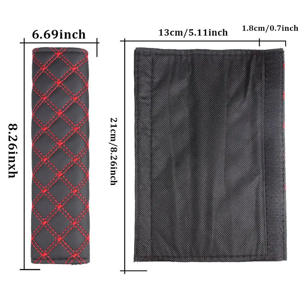 

Practical 2pcs Seat Belt Safety Belt Shoulder Strap Cover Harness Pads Children Protection Car Covers Car Cushion Wholesale CSV