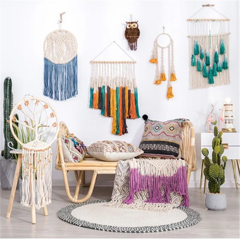 2 мм 4 5 6 веревка макраме витая нить хлопчатобумажный шнур для ручной работы