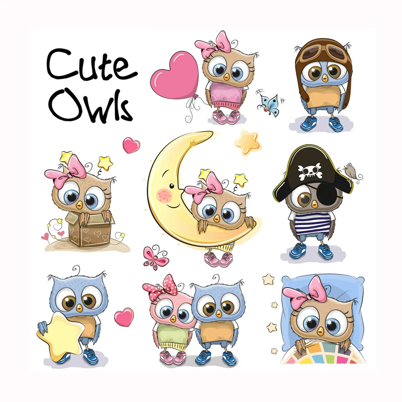 Diy милые животные комбинация единорога утюгом патчи для одежды искусственное