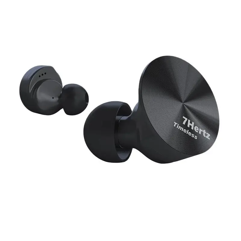 

7HZ Timeless Flat Earphone In Ear Wired Earphones Subwoofer MMCX Metal High Resolution HiFi Music Headphoens Detachable Cable