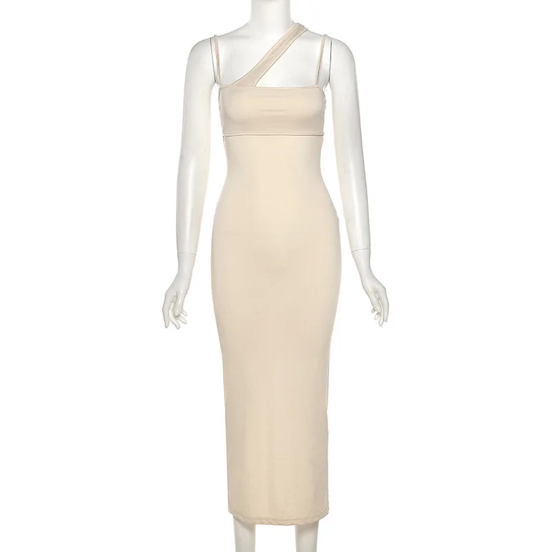 

Summer Long Dresses For Women Casual Strap Slit Wedding Party Elegant Prom Dress 2021 Luxury Fashion Bodycon Birthday Outfits