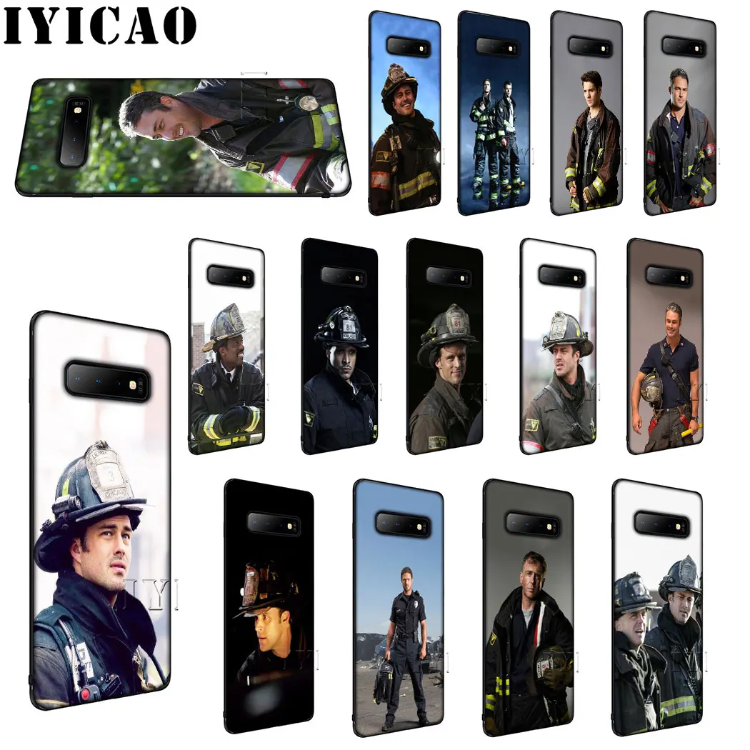 IYICAO Chicago Fire Tv Series Мягкий силиконовый чехол для samsung S6 S7 S8 Edge S9 S10 Plus S10e