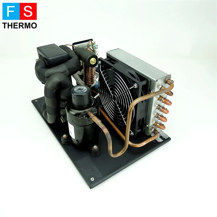 Walk In охладитель/морозильник конденсатор и испаритель системы с 12v 24v Солнечный