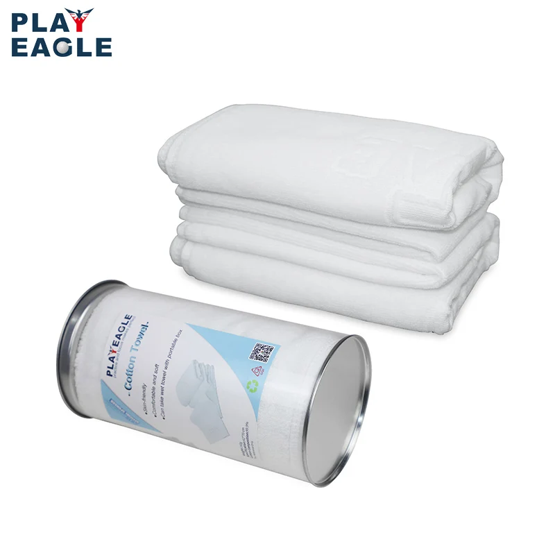

PLAYEAGLE Superfine 100% Cotton Golf Towel Light Weight Quick Dry Sports Towel Hook Design Easy To Clean Sunscreen Towel