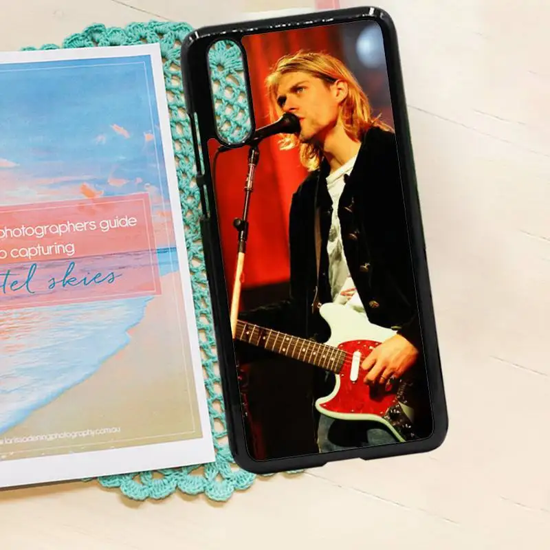 

Rock Band Nirvana Kurt Cobain Phone Case PC for iPhone 11 12 pro XS MAX 8 7 6 6S Plus X 5S SE 2020 XR