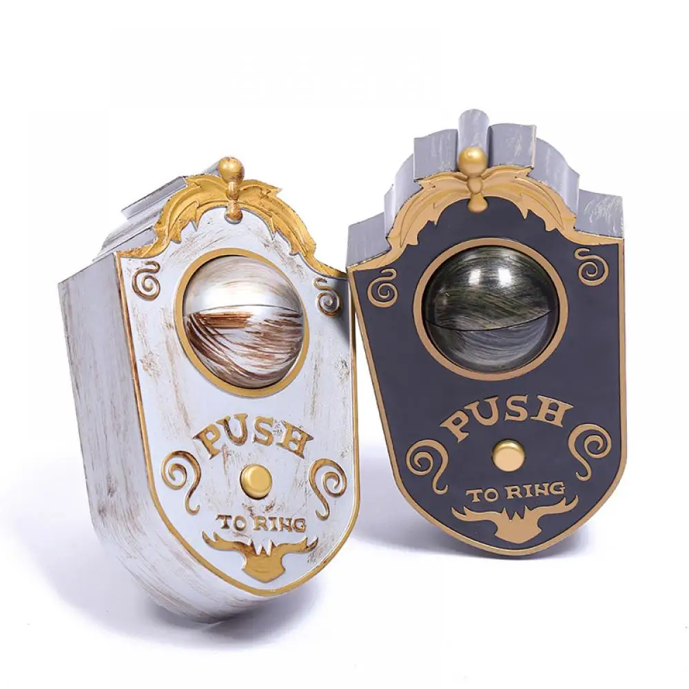 

Molezu Halloween Horror One-eyed Doorbell With Burning Eyes Scare Voice Haunted House Door Decoration Electric Toy Horror Props