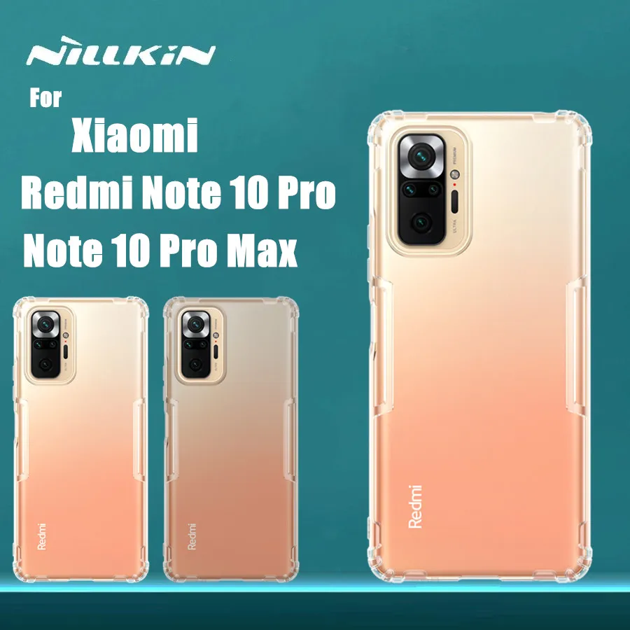 Чехол Nillkin для Redmi Note 10 Pro Max силикон ультратонкий 0 6 мм | Мобильные телефоны и