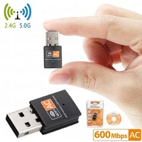 hot usb wifi adapter 600mbps 2 4ghz 5ghz antenna dual band 802 11bngac mini wireless computer network card receiver