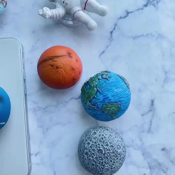 Держатель для смартфона с 3d-изображением Вселенной планеты астронавта земли