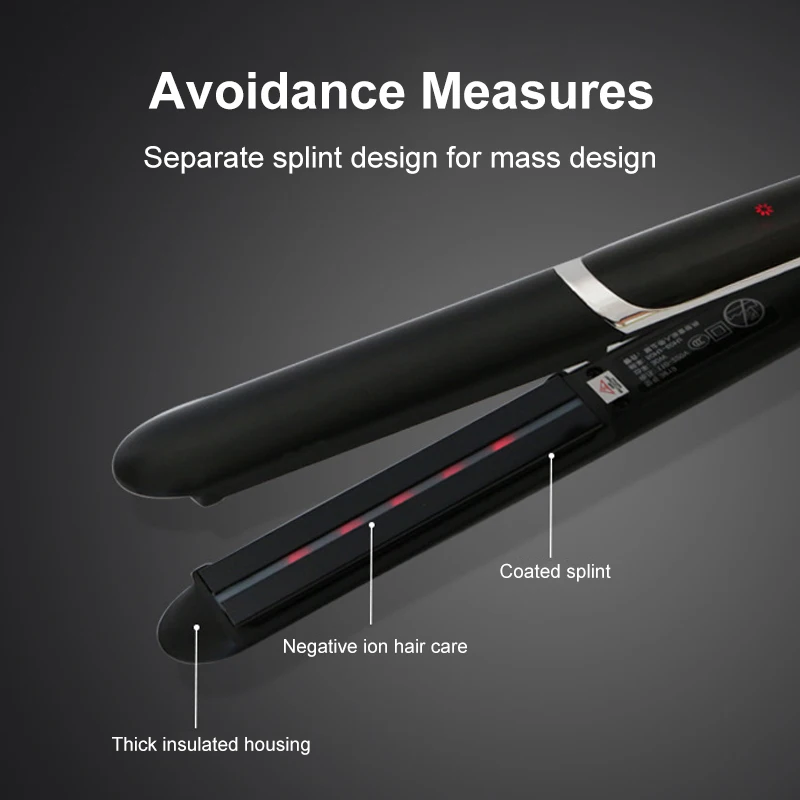 Профессиональный Выпрямитель для волос щипцы завивки керамический турмалин