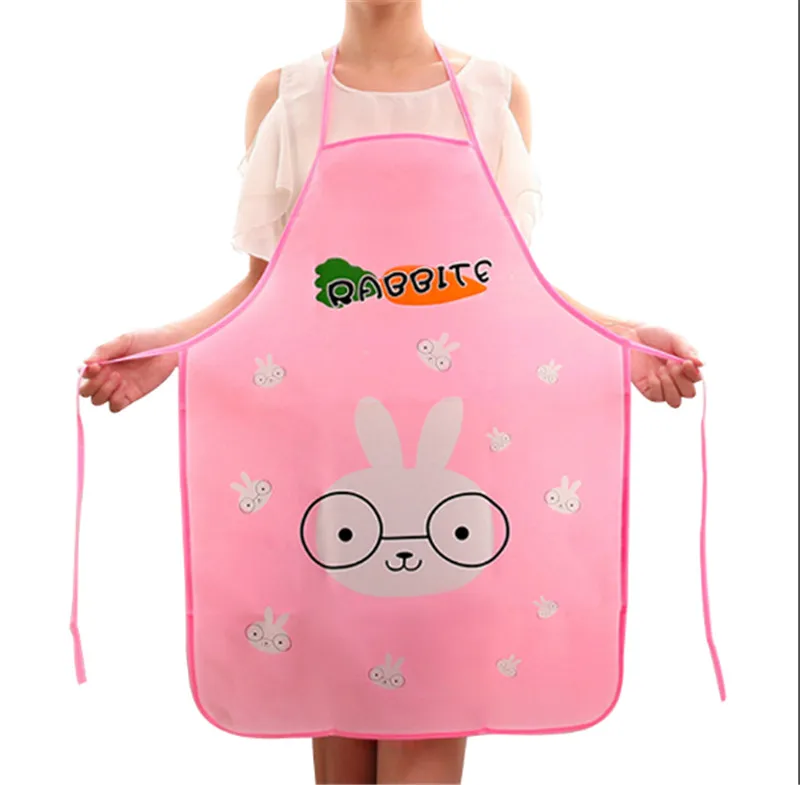 Мультяшный Кухонный Фартук с изображением кролика Детские фартуки фартук для