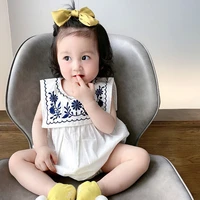new infant toddler newborn baby girls solid color printing sling stripes printed bodysuit sunsuit jumpsuit casual clothes