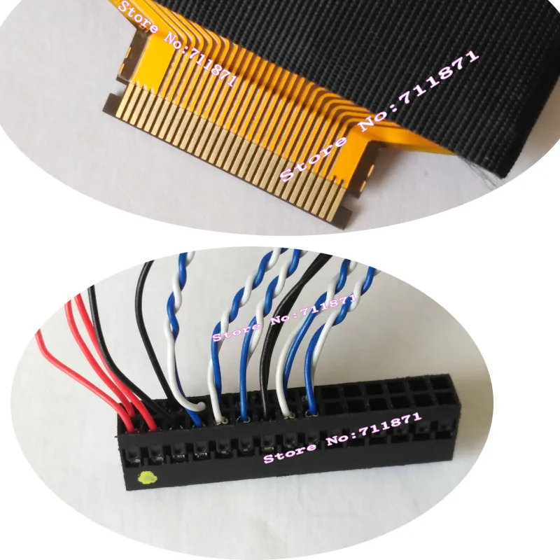 0 5 Шаг 30Pin FFC FPC HSD101PWW2 ЖК-экран кабель линия 30P LVDS 1 канал 8 бит фотогалерея кабеля