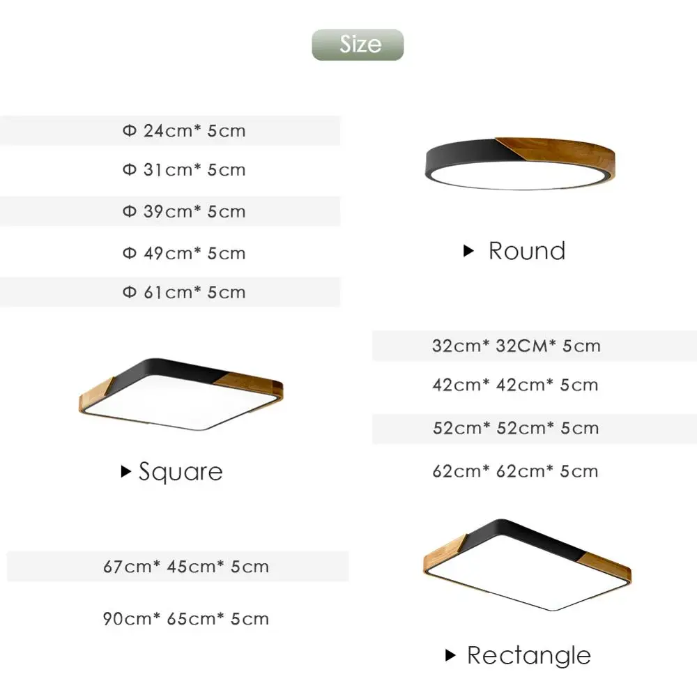 Светодиодный потолочный светильник современный поверхностный для внутреннего