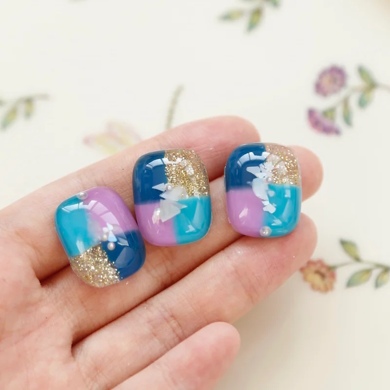 

Fresh temperament earrings diy patch earrings ear clips homemade accessories jewelry kit