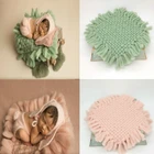 Коврик для детской фотосъемки, 45 х45 см, вязаный вручную