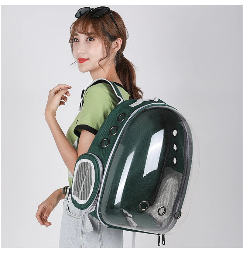 

Portable Cat Carrier Breathable Cat Bag Outdoor Travel Package For Small Medium Cat Dog Transparent Space Pet Backpack Dog Bag