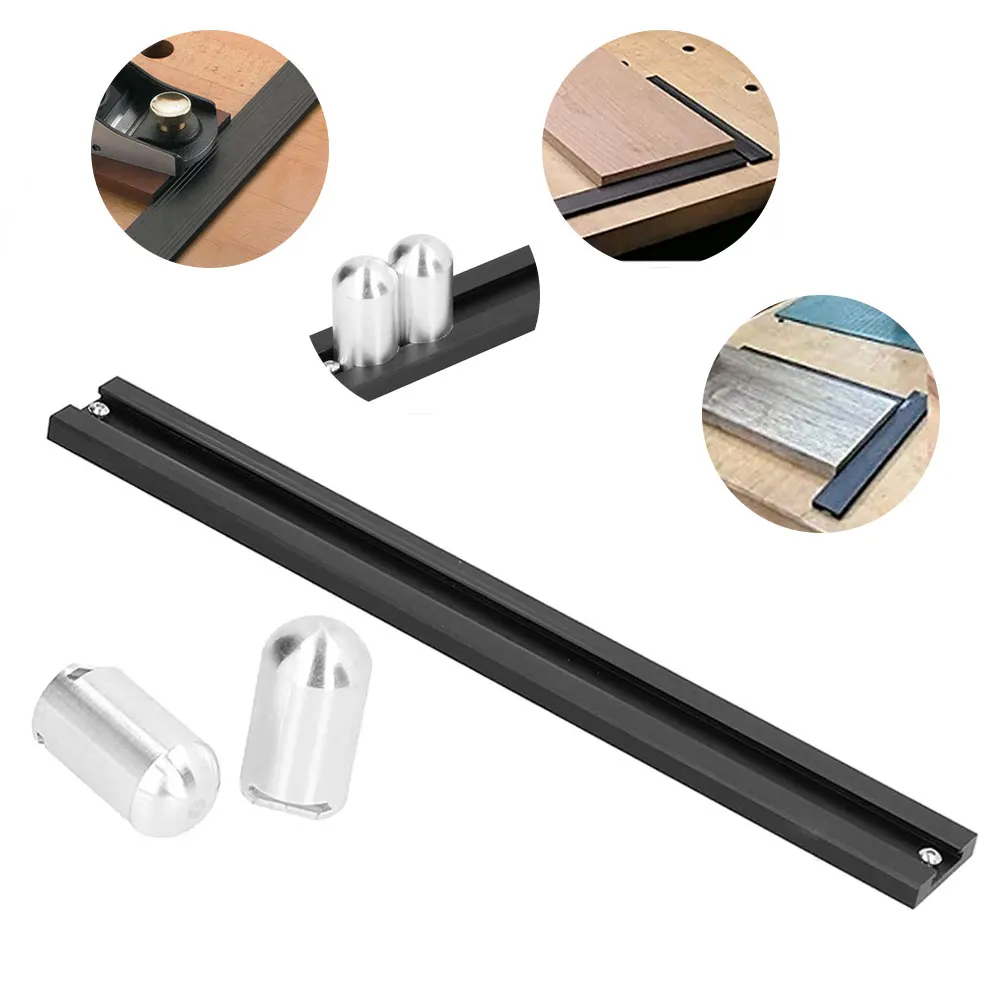 

1PC 19mm/20mm Woodworking Baffle with Adjustable Block Locating Plate Fixed Planing Stops Surface Dogs Workbench Tools