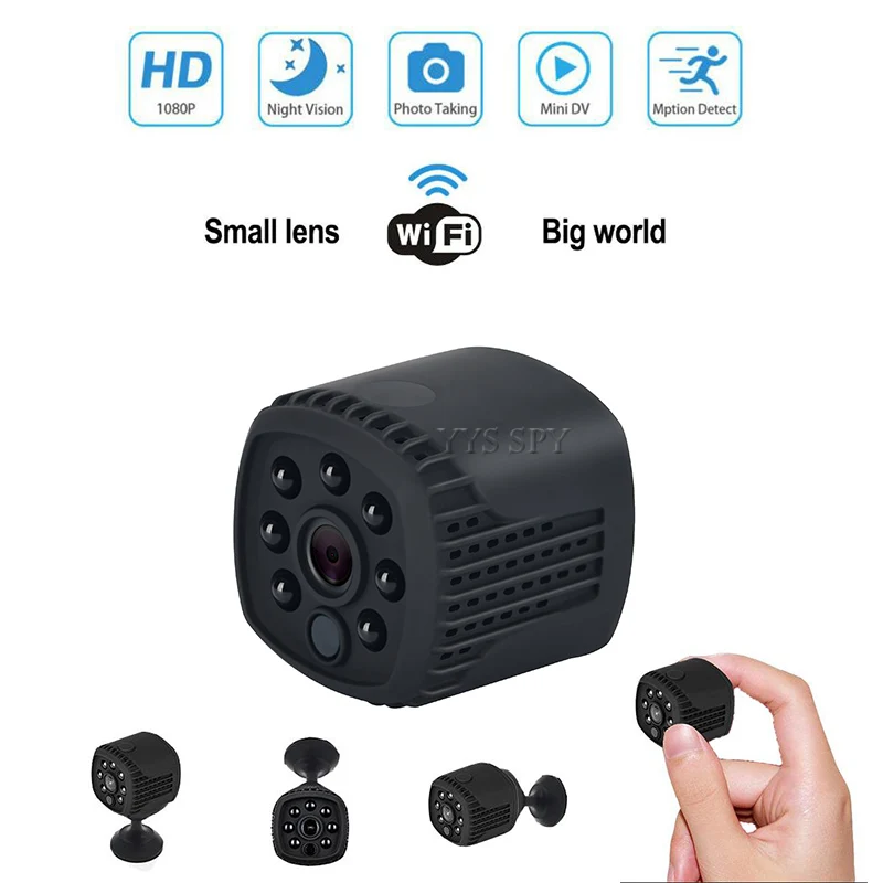 Мини-камера видеонаблюдения HD 1080P с поддержкой Wi-Fi | Электроника