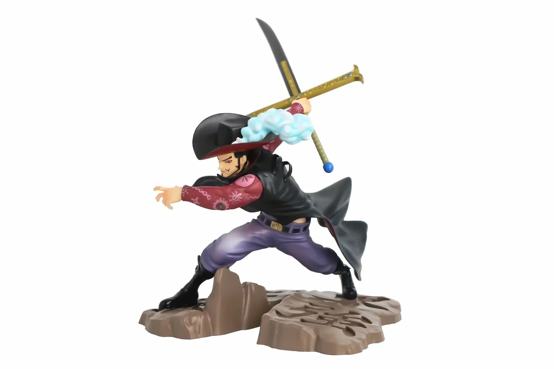 Аниме O.n.e.P.i.e.c.e MAX три тысячи мира P.O.P Hawkeye Mihawk Battle Edition фигурка в коробке примерно 19