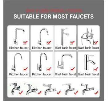

Tap Aerator rotation Universal Splash-proof Swivel Water Saving Faucet Water Saving Bathroom Filter Foamer Aerators
