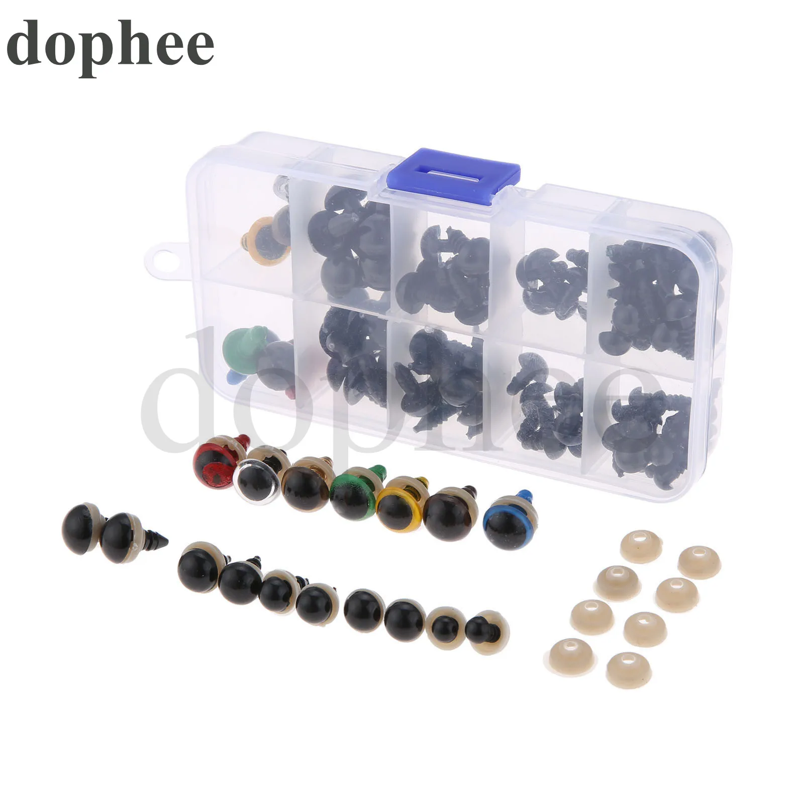 Пластиковые безопасные глаза dophee для плюшевого мишки мягкие игрушки застежка