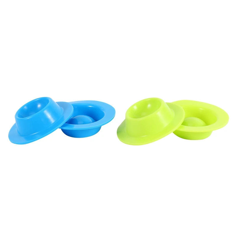 4 Pcs Silicone Egg Cups In Modern Design Holders Set Serving Kitchen Boiled Eggs Breakfast(Random Color) | Дом и сад