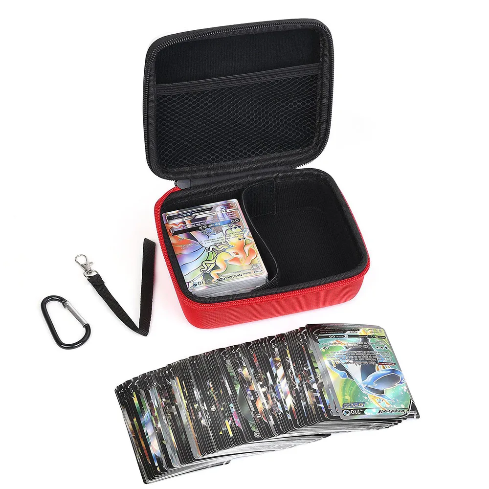 pokemon card album storage box pokemon v vmax ex gx mega trainer best selling children battle english version game shining cards free global shipping