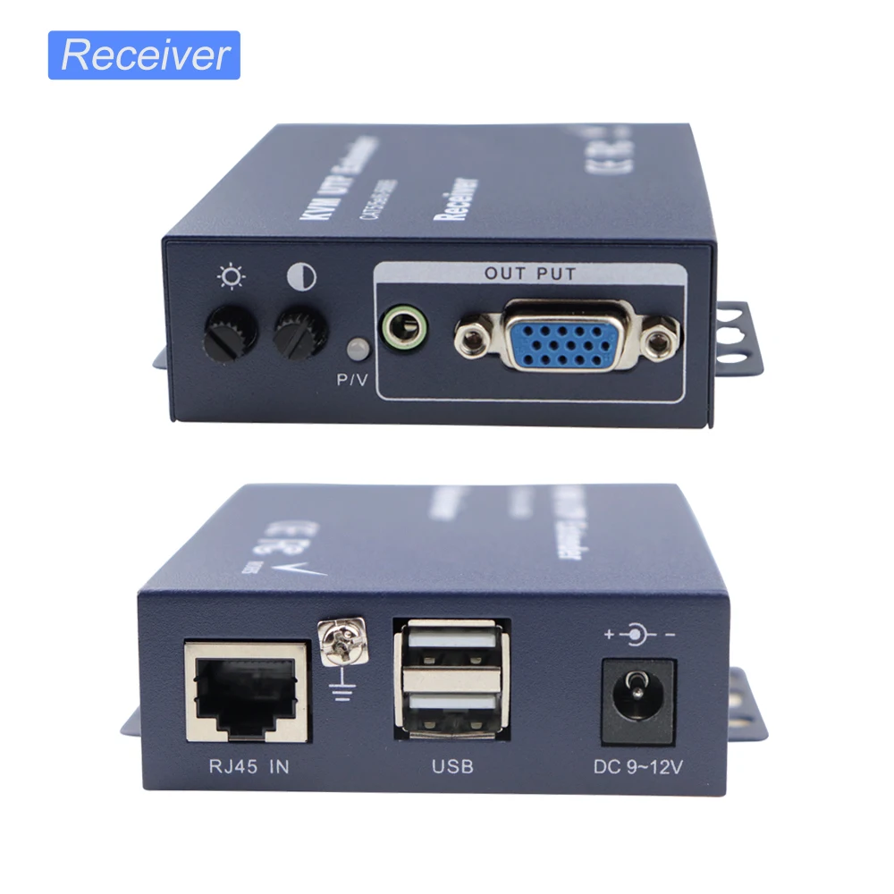 300 м VGA KVM удлинитель по CAT5e/6 UTP/FTP кабель до 1000Ft поддержка 1920x1200 @ 60 Гц для HDTV PS3 PS4 |